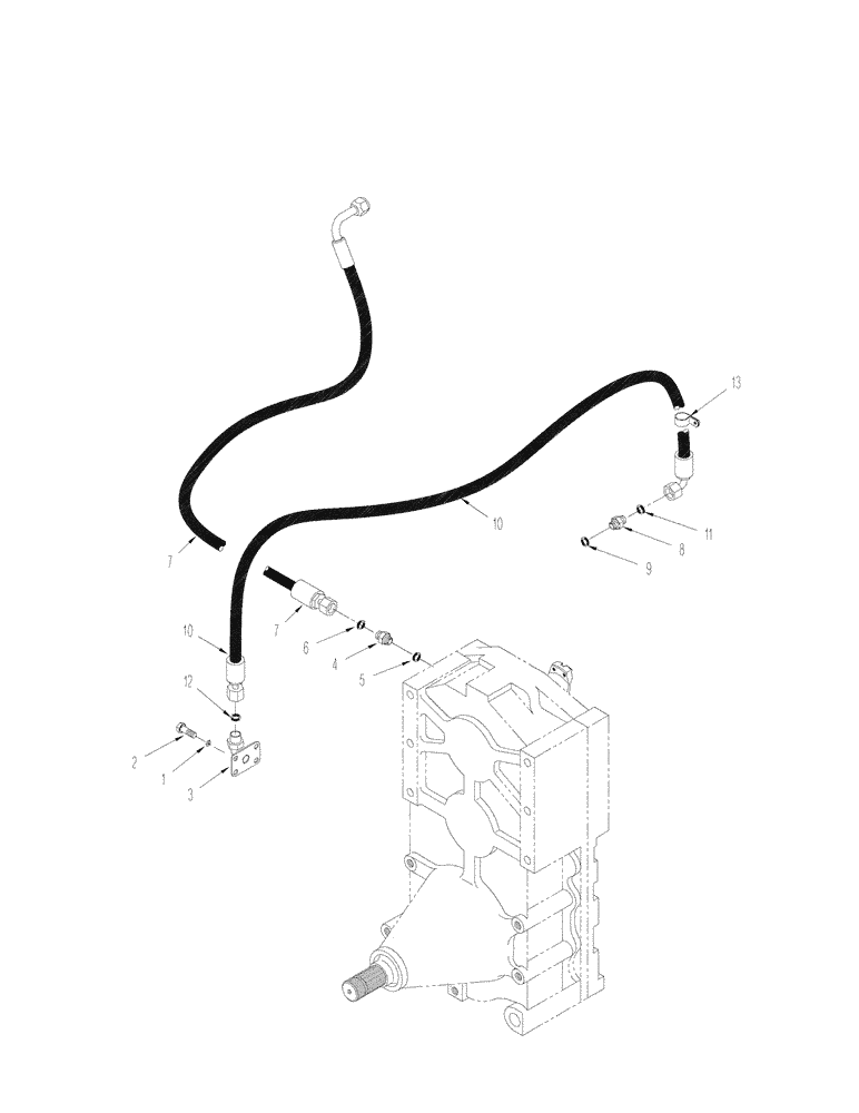 Схема запчастей Case IH STX450 - (06-59[01]) - POWER TAKEOFF - LUBRICATION, ASN JEE0102001 (06) - POWER TRAIN