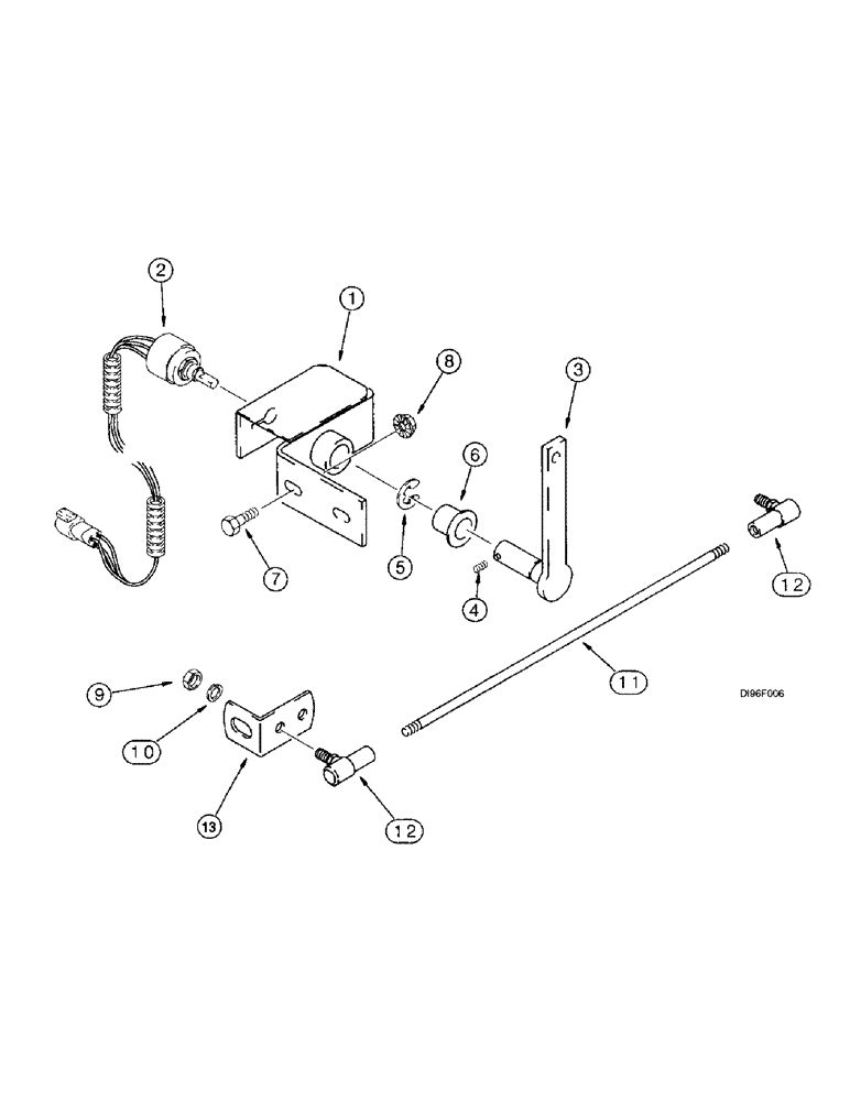 Схема запчастей Case IH 2166 - (4-38) - FEEDER POSITION COMBINATION MOUNTING (06) - ELECTRICAL