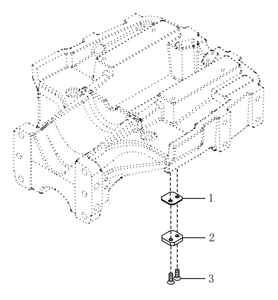 Схема запчастей Case IH LX232 - (09-10) - OSCILLATION STOPS - JXC TRACTOR (09) - CHASSIS/ATTACHMENTS