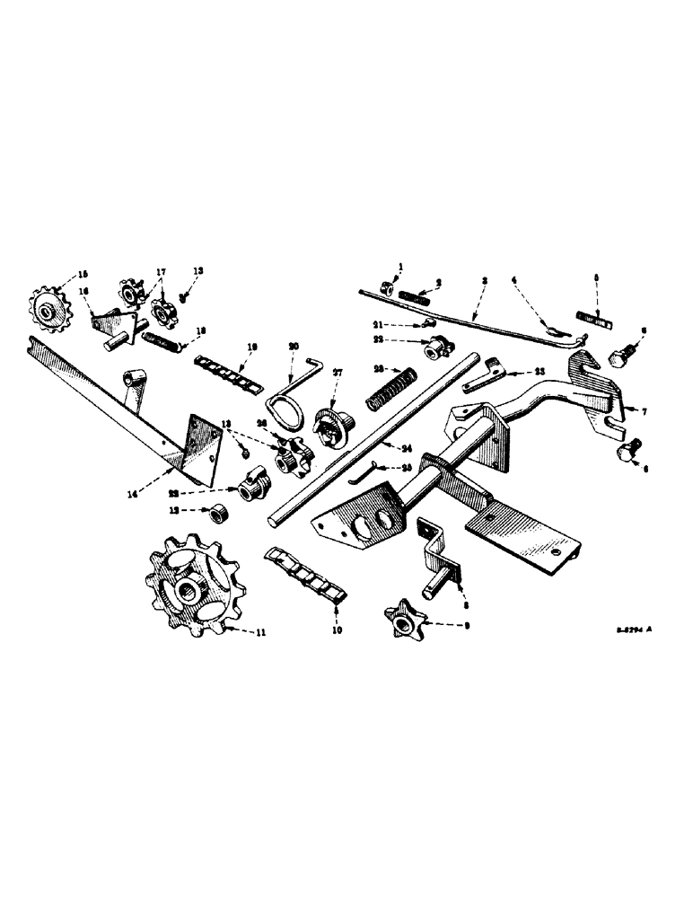 Схема запчастей Case IH 101A - (C-7) - COUNTERSHAFT 