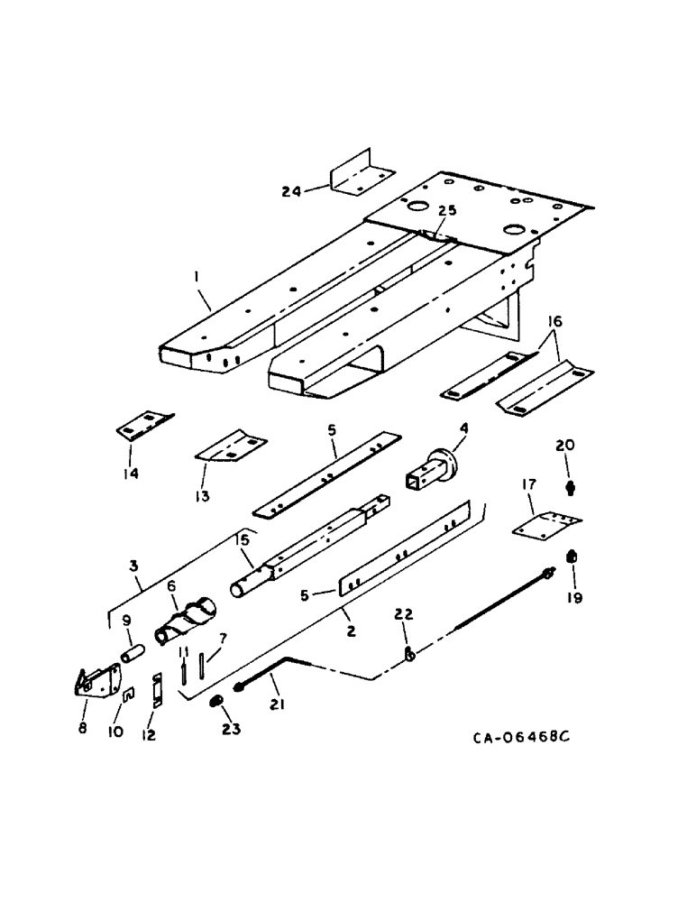 Схема запчастей Case IH 900 - SERIES - (B-08) - STALK ROLL FRAMES, ROLLS AND SUPPORTS (58) - ATTACHMENTS/HEADERS