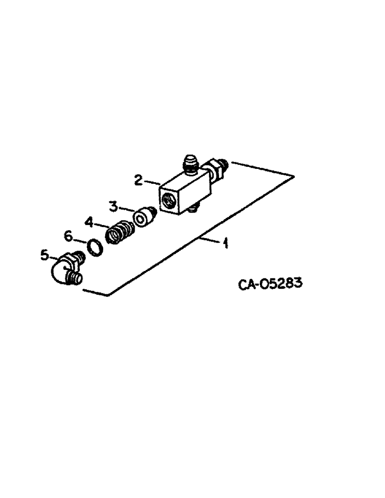 Схема запчастей Case IH 1486 - (10-25) - HYDRAULIC, BRAKE CHECK VALVE (07) - HYDRAULICS