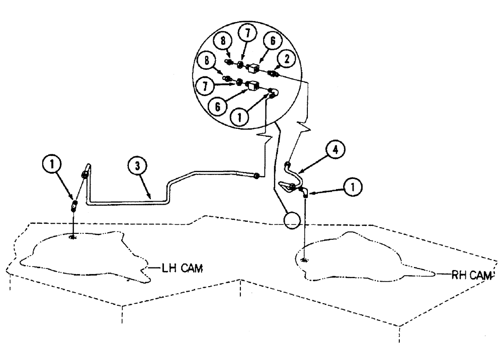 Схема запчастей Case IH 1822 - (9A-052) - CAM LUBRICATION (13) - PICKING SYSTEM