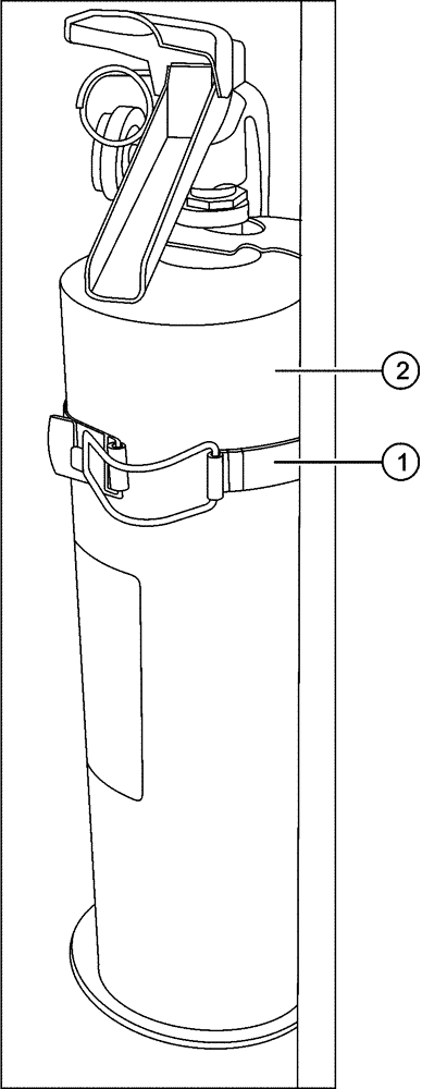 Схема запчастей Case IH FLX4510 - (10-016) - FIRE EXTINGUISHER OPTION Options