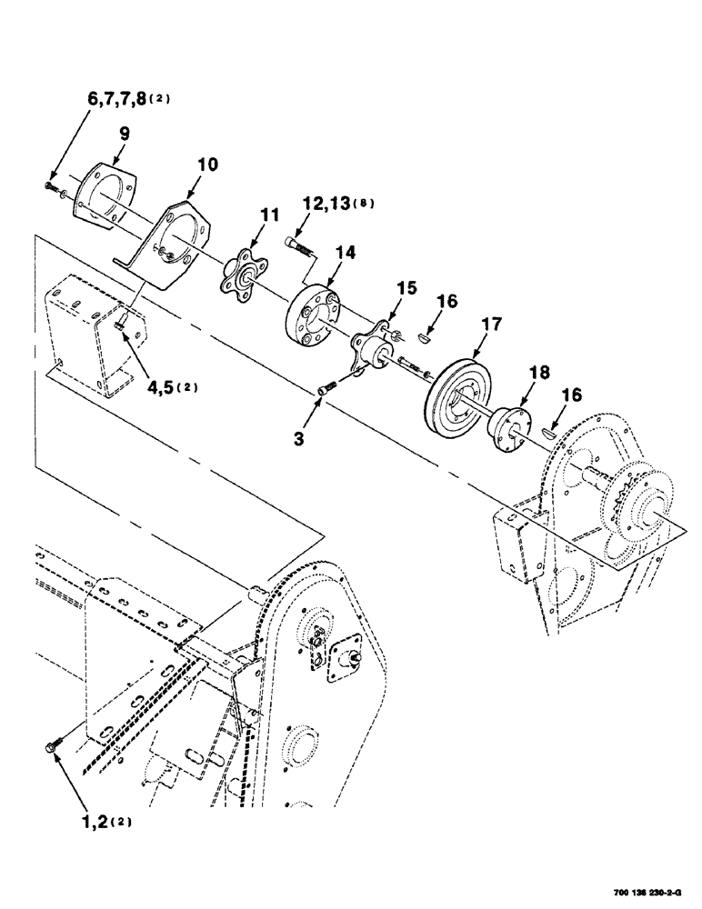 Схема запчастей Case IH SC412 - (2-02) - MAIN DRIVE ASSEMBLY (SC412) (09) - CHASSIS