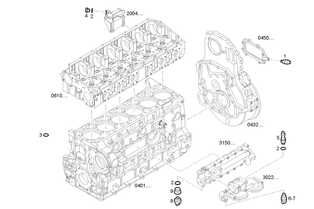 Схема запчастей Case IH F3AE0684G B005 - (1712.016) - SENSORS 