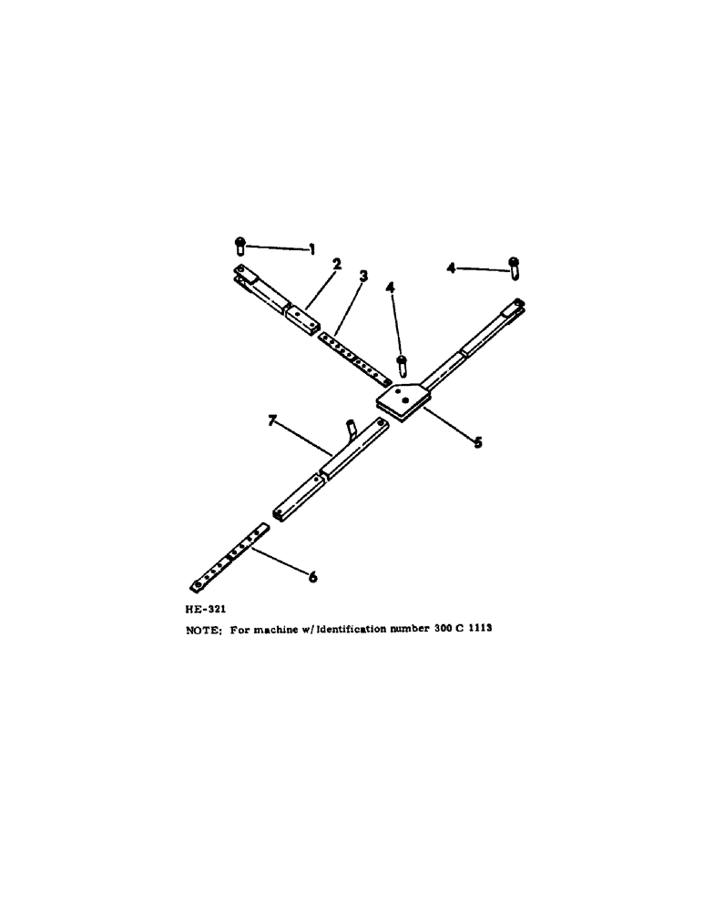 Схема запчастей Case IH 300 - (10-40[A]) - FRONT DUPLEX MACHINE HITCH 