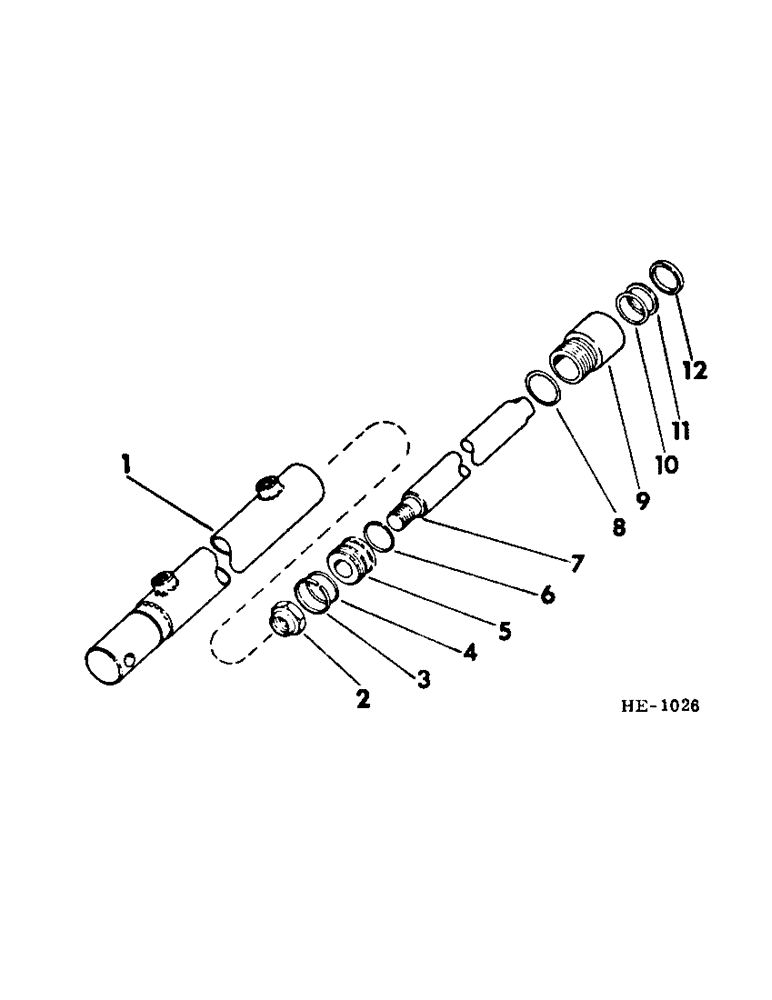 Схема запчастей Case IH 375 - (F-67) - HYDRAULIC SYSTEM, REEL LIFT MASTER HYDRAULIC CYLINDER (07) - HYDRAULIC SYSTEM