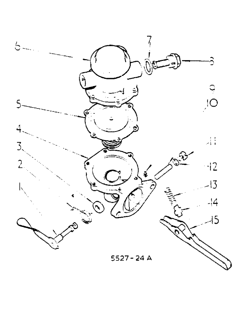 Схема запчастей Case IH 674 - (12-52) - FUEL FEED PUMP, C.A.V. INJECTION Power