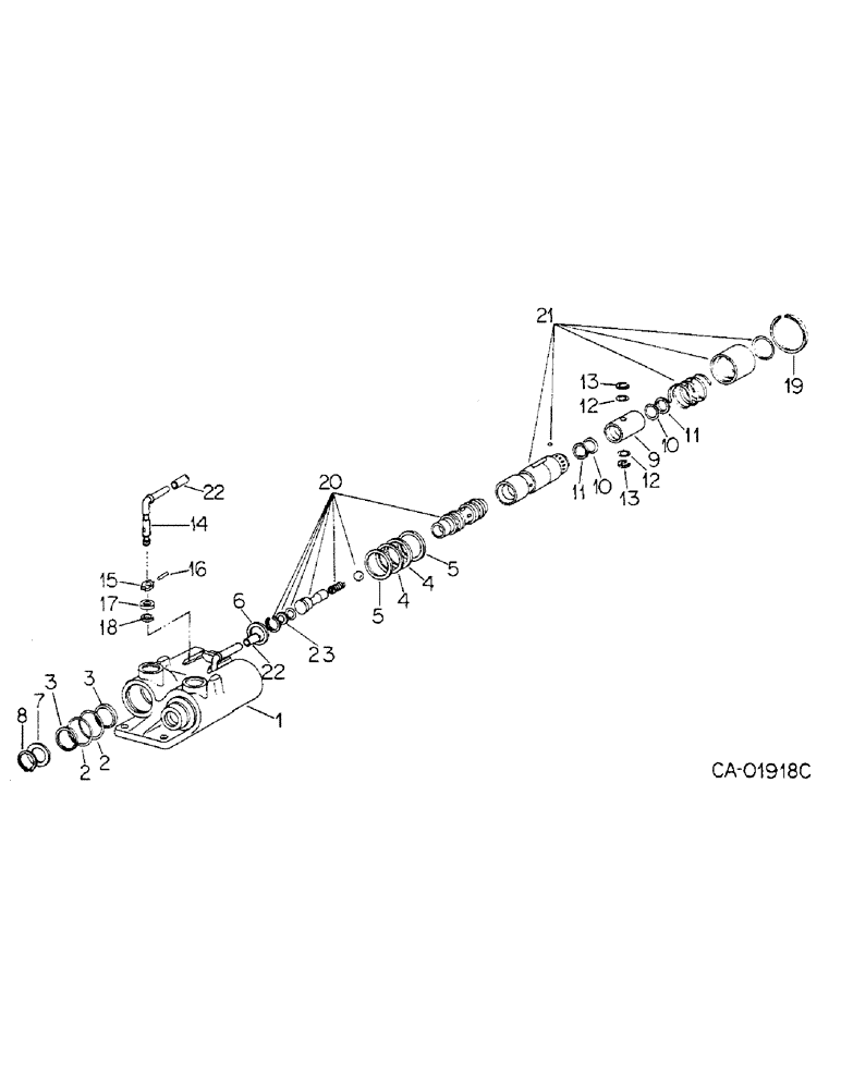 Схема запчастей Case IH 4786 - (10-24) - HYDRAULICS, FEMALE COUPLER (07) - HYDRAULICS