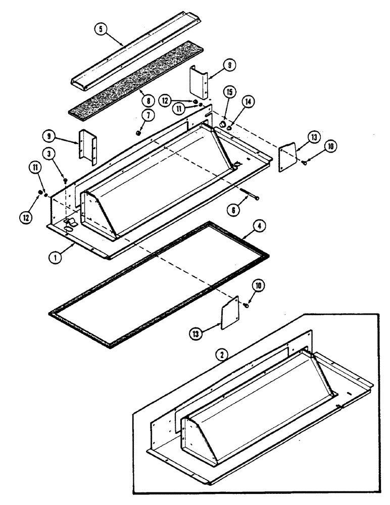 Схема запчастей Case IH 2590 - (9-390) - CAB, PLENUM (09) - CHASSIS/ATTACHMENTS