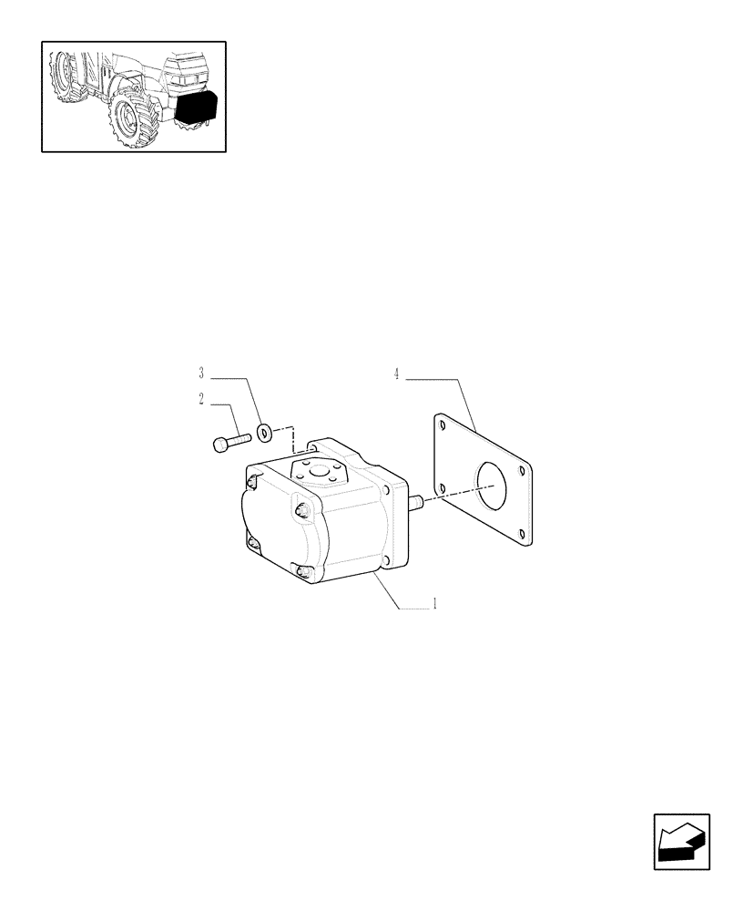 Схема запчастей Case IH JX1075N - (1.82.3) - LIFTER PUMP (07) - HYDRAULIC SYSTEM