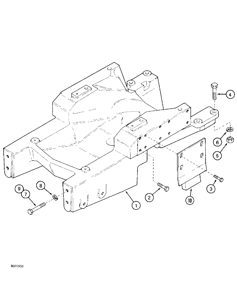 Схема запчастей Case IH 2022 - (5-14) - STEERING AXLE BOLSTER (04) - STEERING