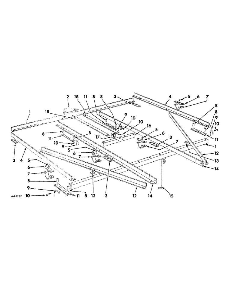 Схема запчастей Case IH 46 - (G-02) - MAIN FRAME 