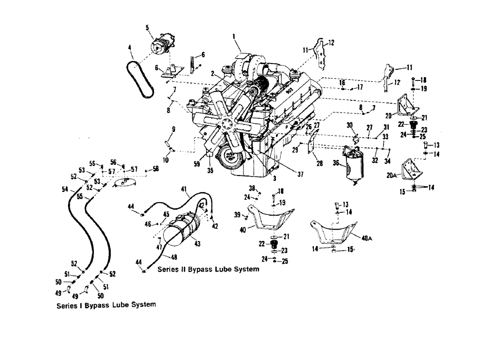 Схема запчастей Case IH STEIGER - (04-03) - ENGINE AND ATTACHING PARTS, TIGER I AND II (04) - Drive Train