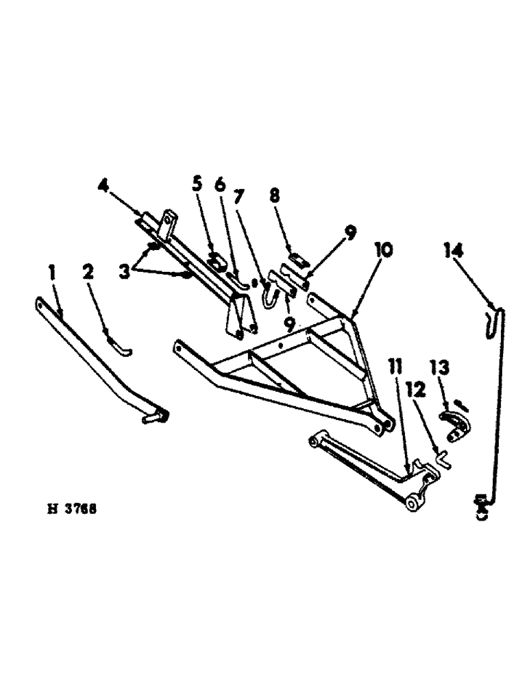 Схема запчастей Case IH 10 - (A-31) - HYDRAULIC LIFT PARTS 