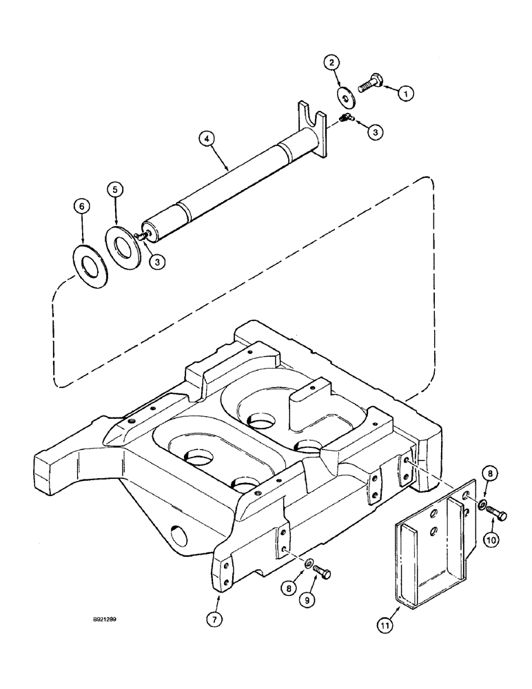 Схема запчастей Case IH 2055 - (5-10) - STEERING AXLE BOLSTER (04) - STEERING