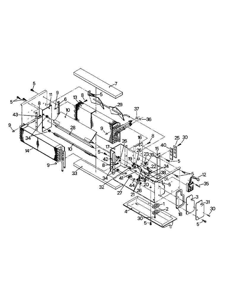 Схема запчастей Case IH STEIGER - (03-06) - CLIMATE CONTROL MODULE ASSEMBLY (03) - Climate Control