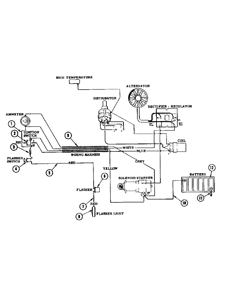 Схема запчастей Case IH 675 - (22) - ELECTRICAL SYSTEM 