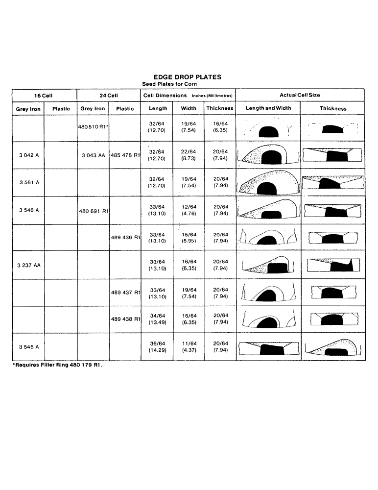 Схема запчастей Case IH 800 - (01-02) - SEED PLATES (09) - CHASSIS/ATTACHMENTS