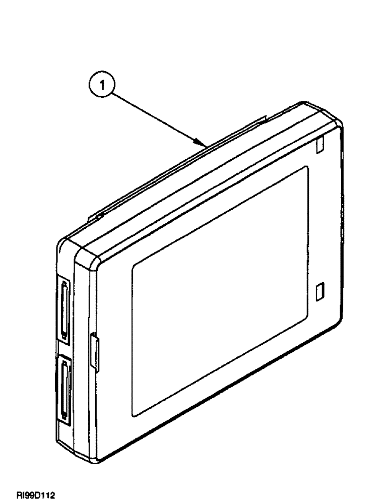 Схема запчастей Case IH 2377 - (04-45) - AFS - UNIVERSAL DISPLAY PLUS (06) - ELECTRICAL