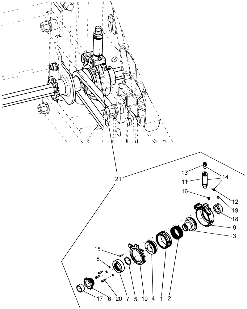 Схема запчастей Case IH 1240 - (75.200.47) - ACCUROW CLUTCH ASSY, SEED DRIVE (75) - SOIL PREPARATION