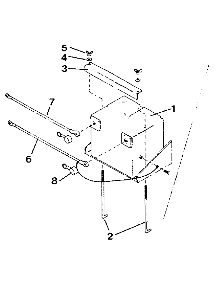 Схема запчастей Case IH 1002 - (56) - BATTERY ASSEMBLY 