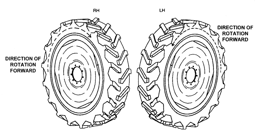 Схема запчастей Case IH TYLER - (04-001) - WHEEL & TIRE - TYLER SPRAYER Hub, Wheel & Tires