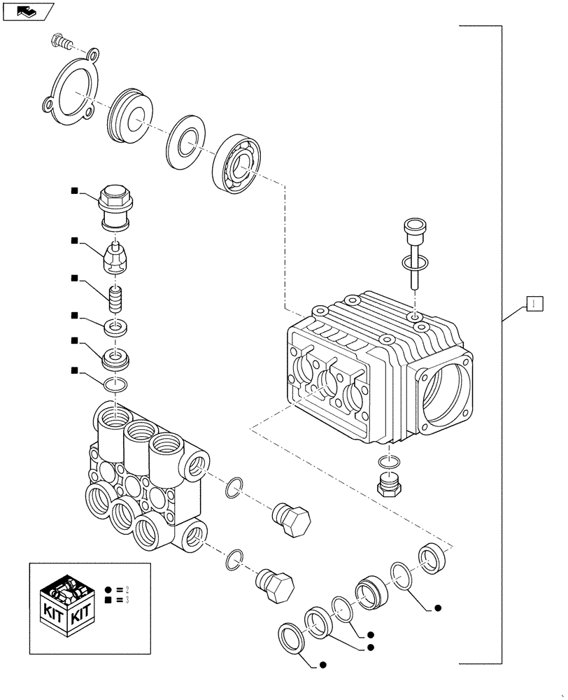 Схема запчастей Case IH 810 - (78.120.03.AG) - PRESSURE WASHER WATER PUMP (78) - SPRAYING