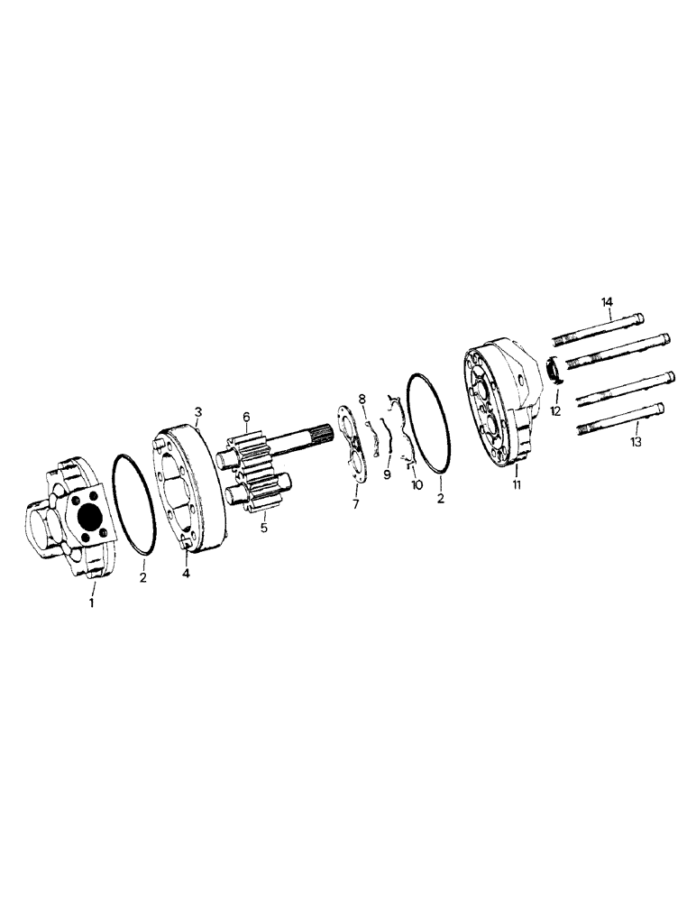 Схема запчастей Case IH STEIGER - (08-12) - GEAR PUMP ASSEMBLY (07) - HYDRAULICS