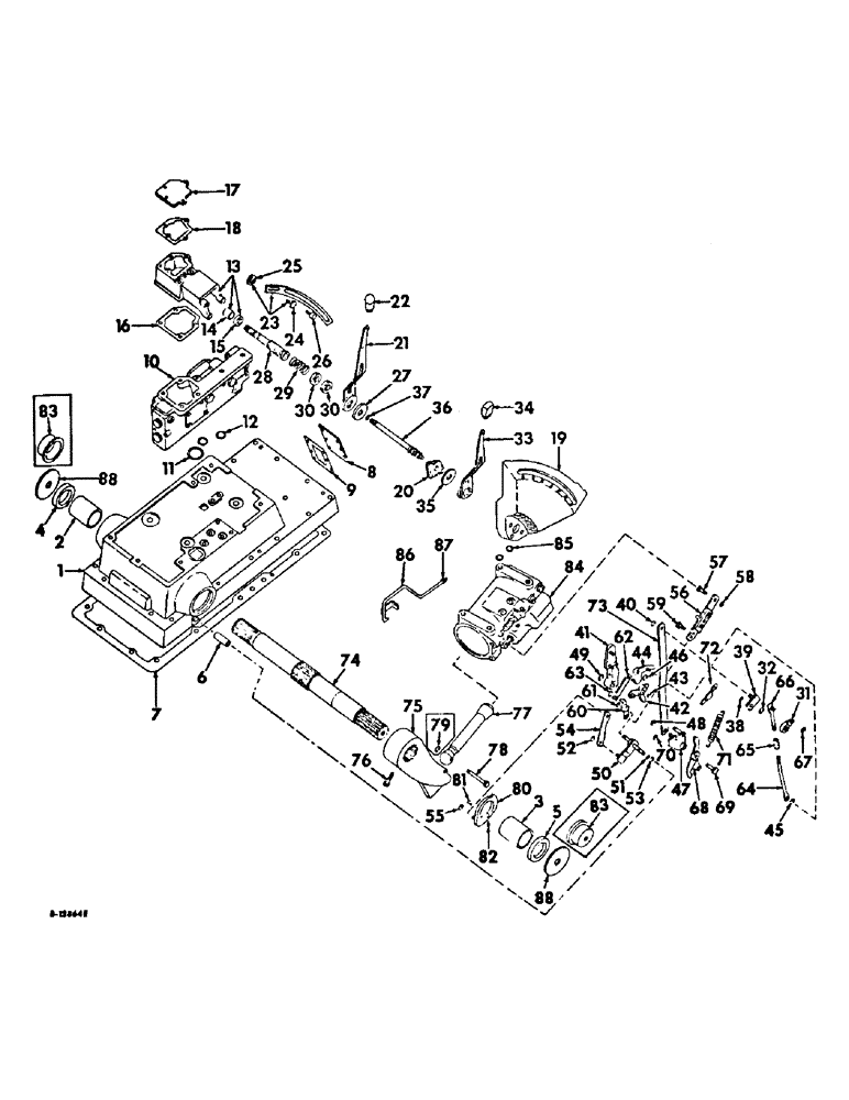 Схема запчастей Case IH 2856 - (F-29) - HYDRAULICS SYSTEM, DRAFT CONTROL (07) - HYDRAULIC SYSTEM