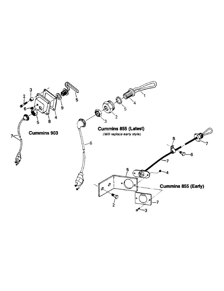 Схема запчастей Case IH PTA280 - (11-12) - ENGINE BLOCK HEATERS, CUMMINS ENGINES, CUMMINS 903 Options & Miscellaneous