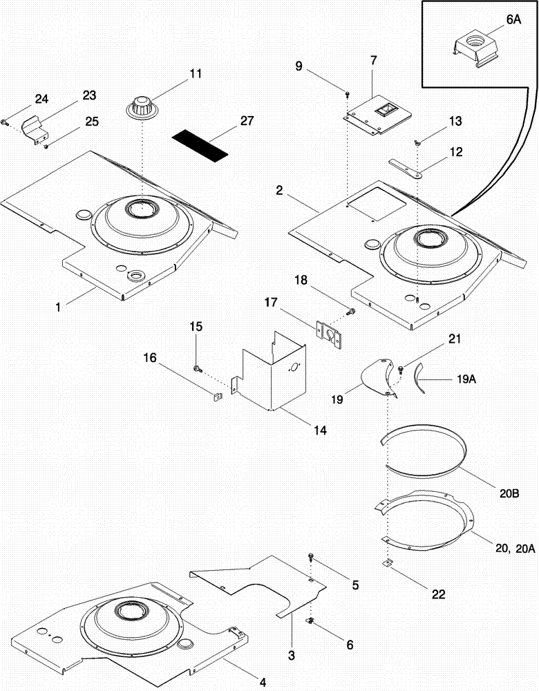 Схема запчастей Case IH 620 - (09A-34) - COVERS (13) - PICKING SYSTEM