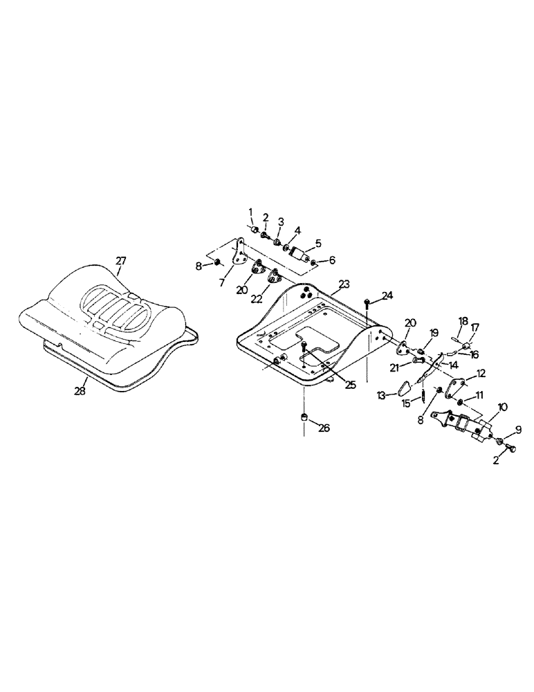 Схема запчастей Case IH STEIGER - (01-19) - SEAT ASSEMBLY, SEAT CUSHION AND SEAT BELT (10) - CAB