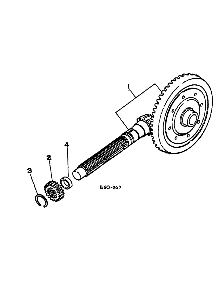 Схема запчастей Case IH 784 - (07-62) - DRIVE TRAIN, BEVEL GEAR MAIN SHAFT, ALL WHEEL DRIVE, ZF AXLE (04) - Drive Train