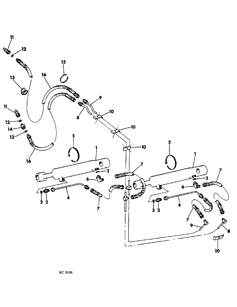 Схема запчастей Case IH 2250 - (E-16) - BOOM HYDRAULICS, TRACTOR VALVE TO BOOM CYLINDERS Invalid section