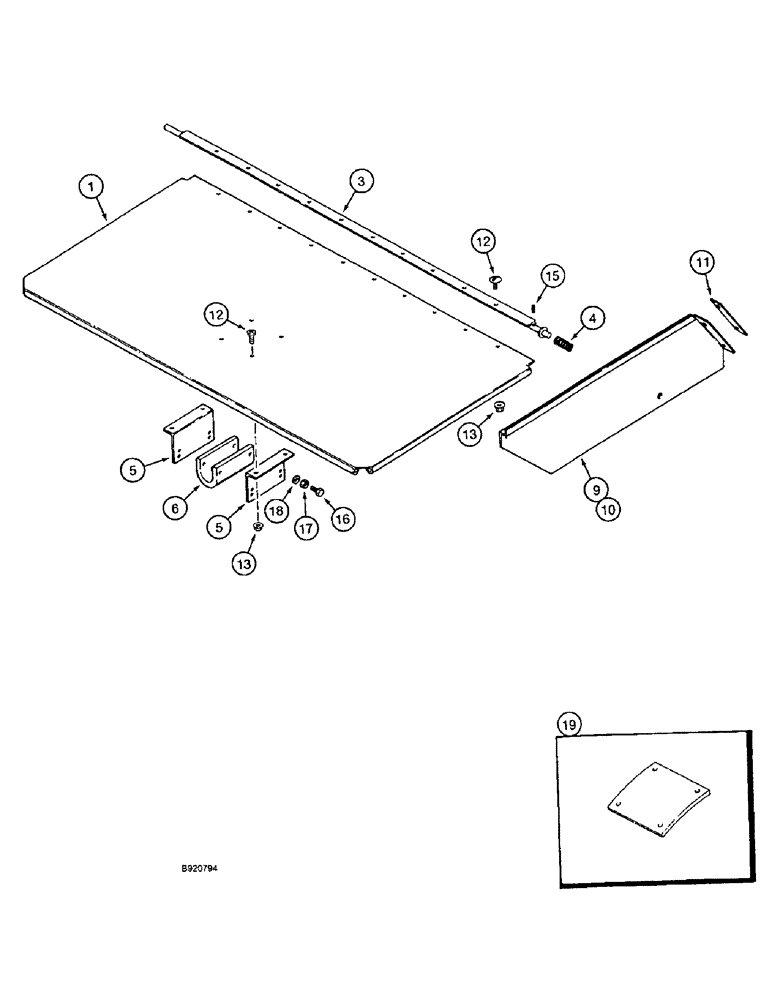 Схема запчастей Case IH 1666 - (5-30) - STEERING AXLE SHIELD, STATIONARY (04) - STEERING