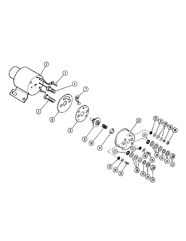 Схема запчастей Case IH 1570 - (072) - A44817 AND A43846 SOLENOIDS (04) - ELECTRICAL SYSTEMS