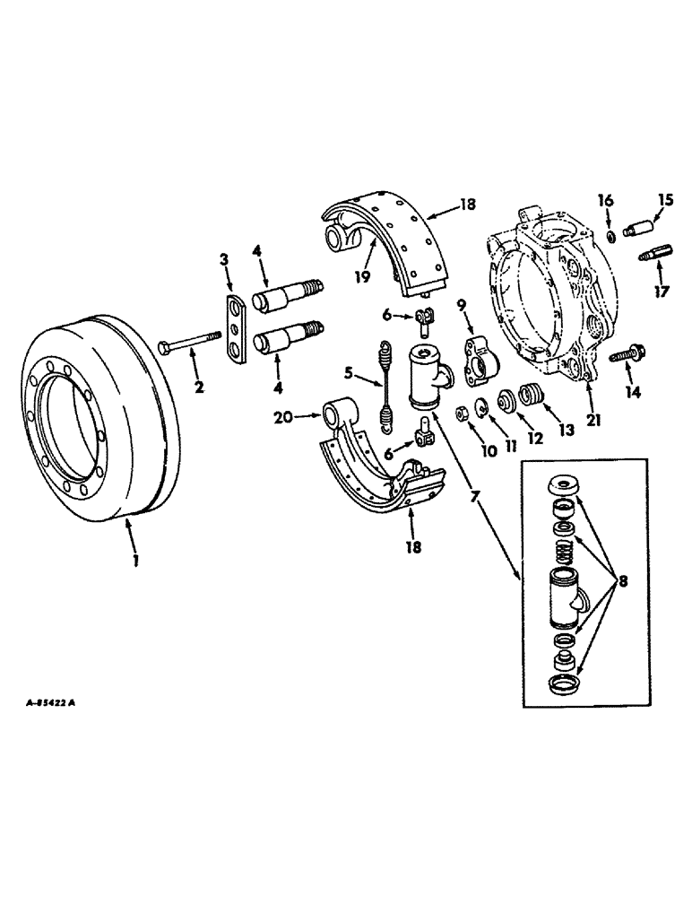 Схема запчастей Case IH 4100 - (H-16) - CONTROLS, WHEEL BRAKES AND CONNECTIONS Controls