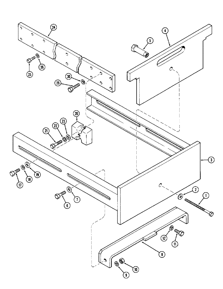 Схема запчастей Case IH 1370 - (152) - FRONT END WEIGHTS (05) - STEERING