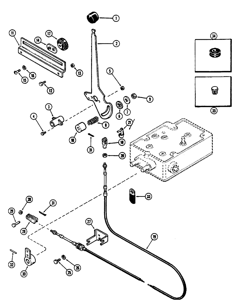 Схема запчастей Case IH 2390 - (8-296) - HITCH SYSTEM, HITCH CONTROLS (08) - HYDRAULICS