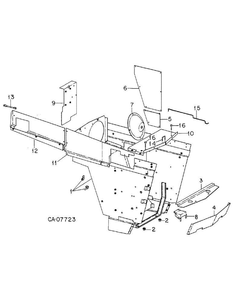 Схема запчастей Case IH 5488 - (06-06) - COOLING, RADIATOR SUPPORT Cooling