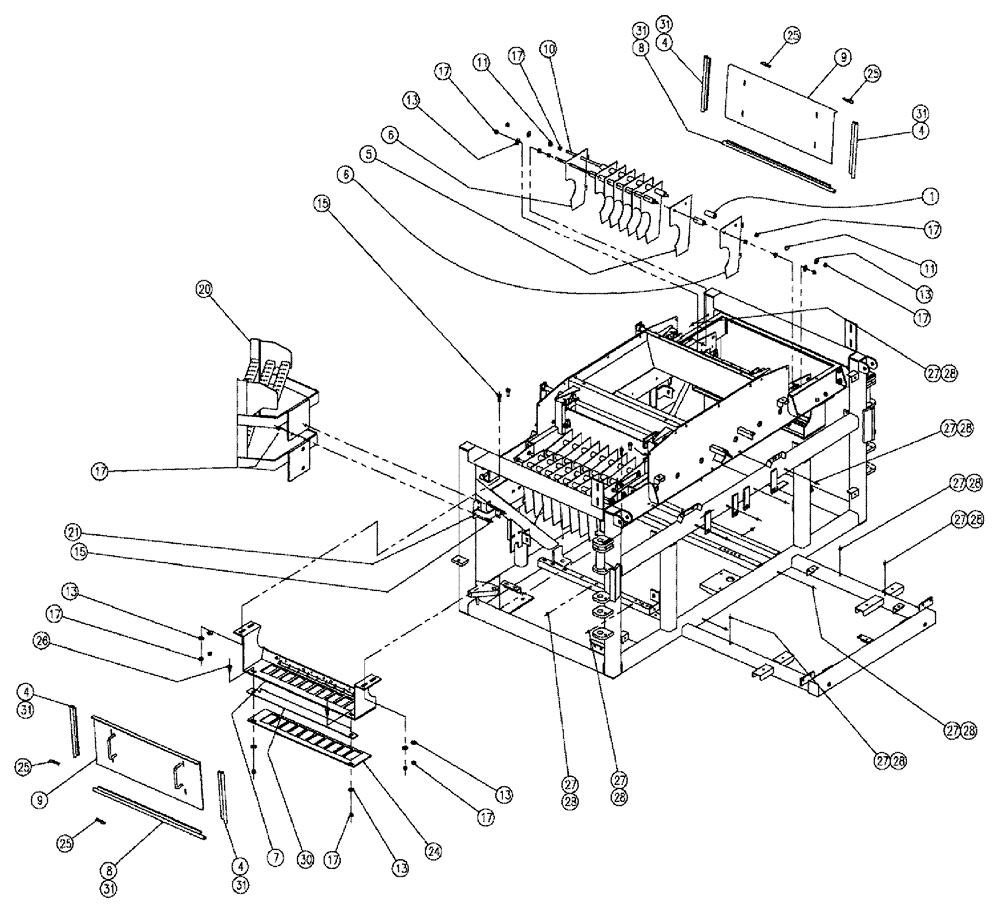 Схема запчастей Case IH 810 - (01-017) - METER SYSTEM PARTS Basic Unit