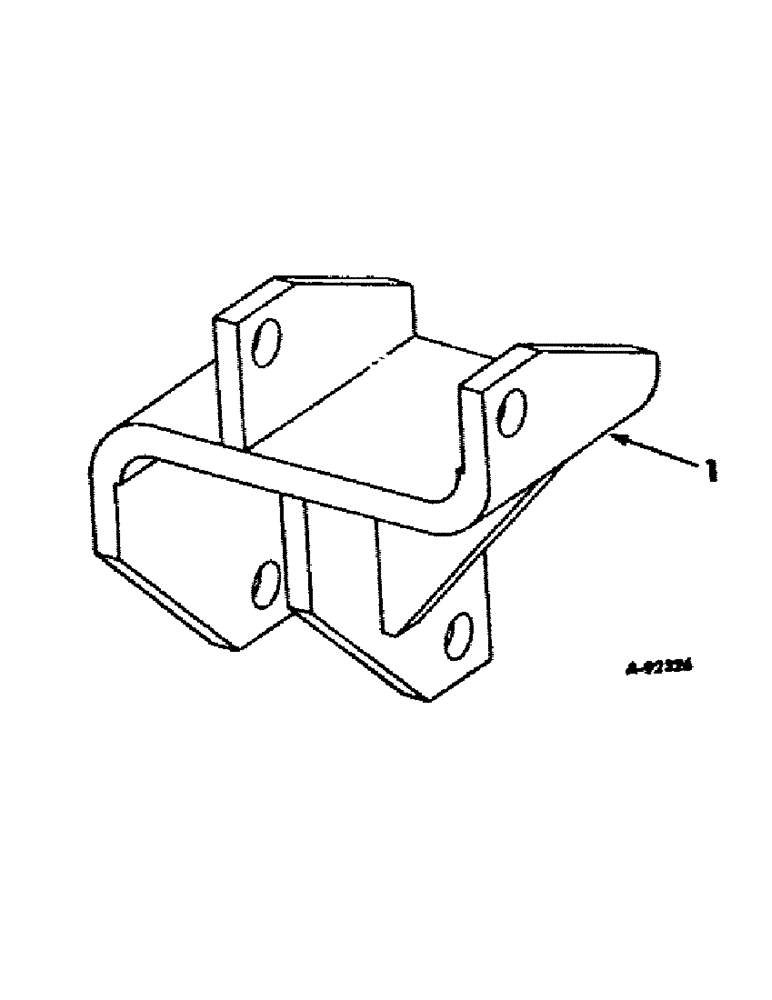 Схема запчастей Case IH D-239 - (D-20) - ALTERNATOR BRACKET 