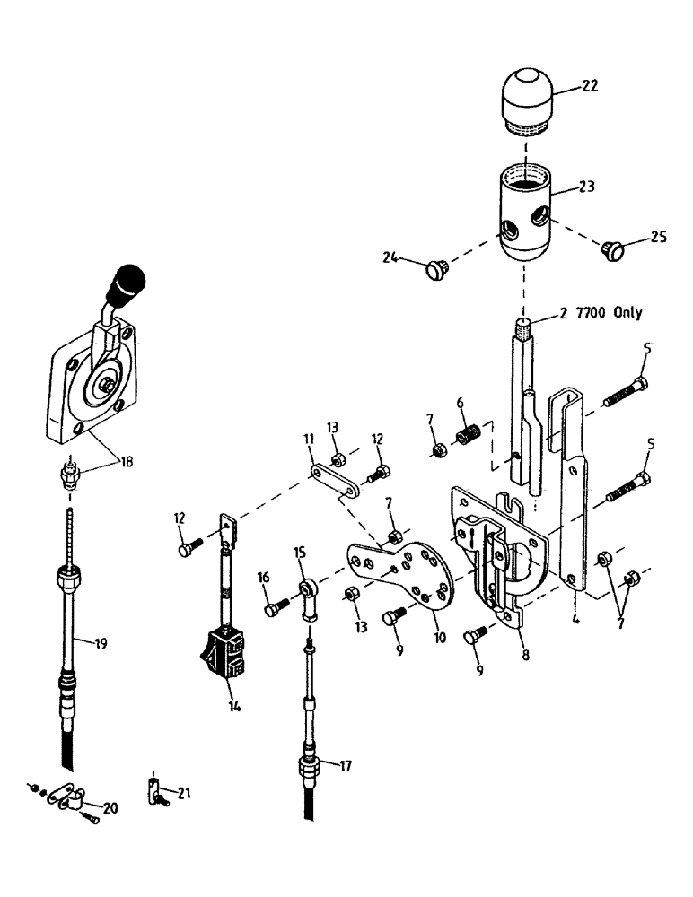 Схема запчастей Case IH 7000 - (A05-40) - PEDESTAL CONTROLS, FLORIDA OPTION Mainframe & Functioning Components