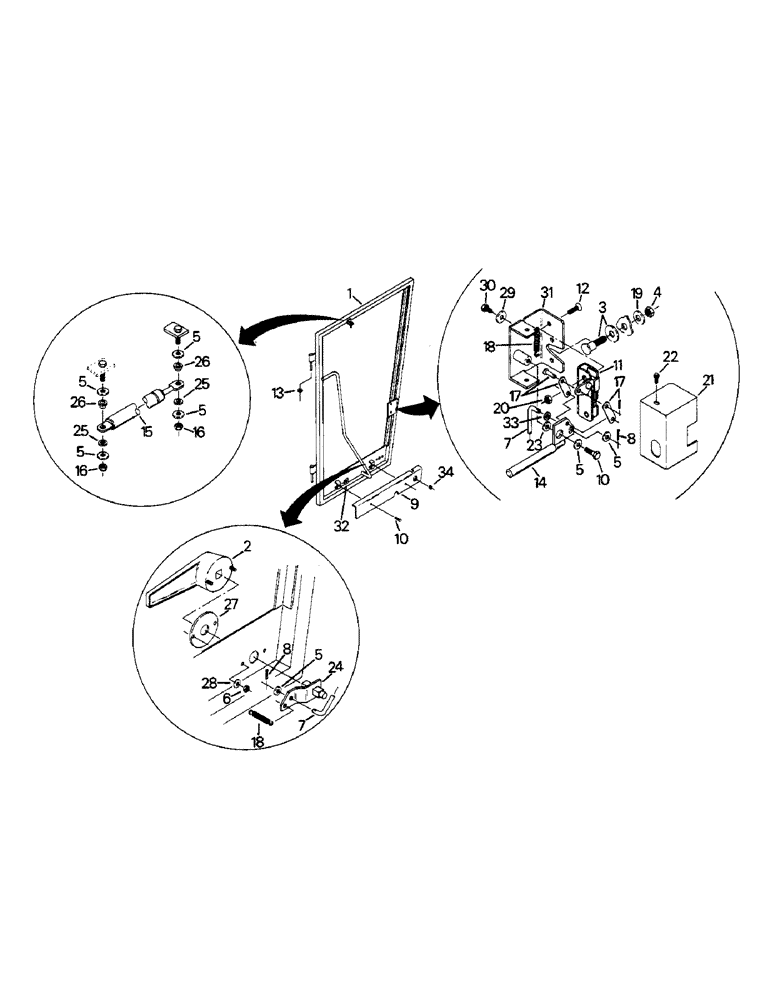 Схема запчастей Case IH STEIGER - (01-07) - DELUXE DOOR ASSEMBLY (10) - CAB