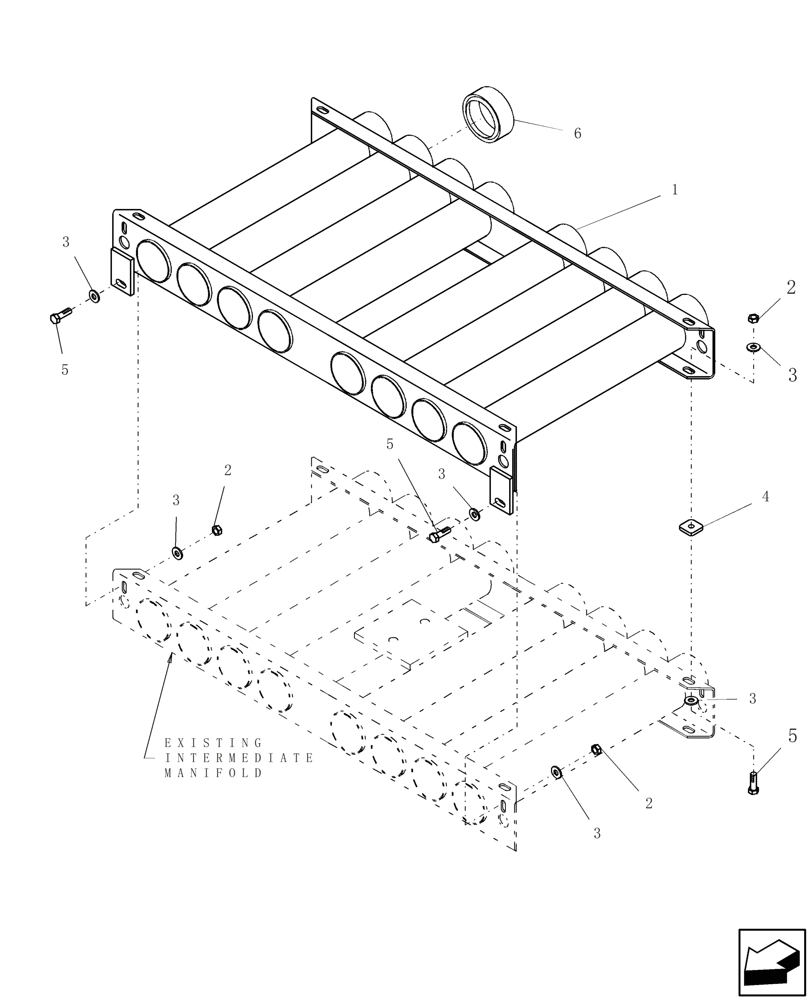 Схема запчастей Case IH ADX2230 - (L.10.E[10]) - MULTI-SHOOT MANIFOLD L - Field Processing