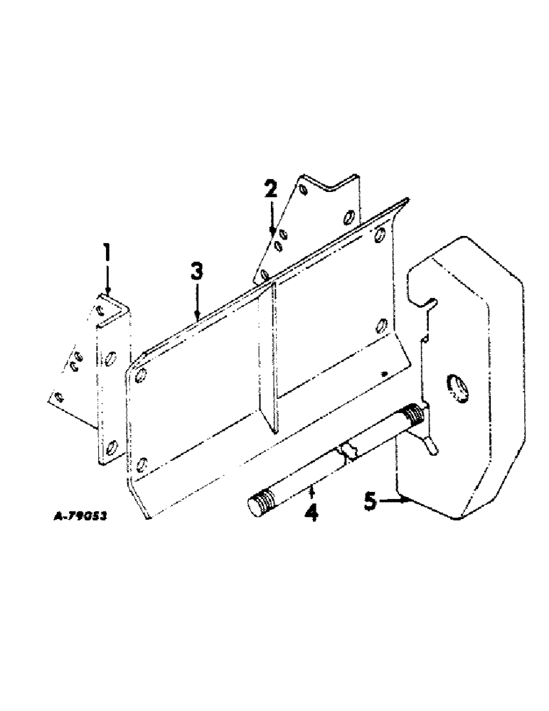 Схема запчастей Case IH 2606 - (172) - MISCELLANEOUS EQUIPMENT, FRONT END WEIGHT BRACKET & WEIGHTS, FOR USE ON TRACTORS EQUIPPED W/BACKHOE Miscellaneous Equipment