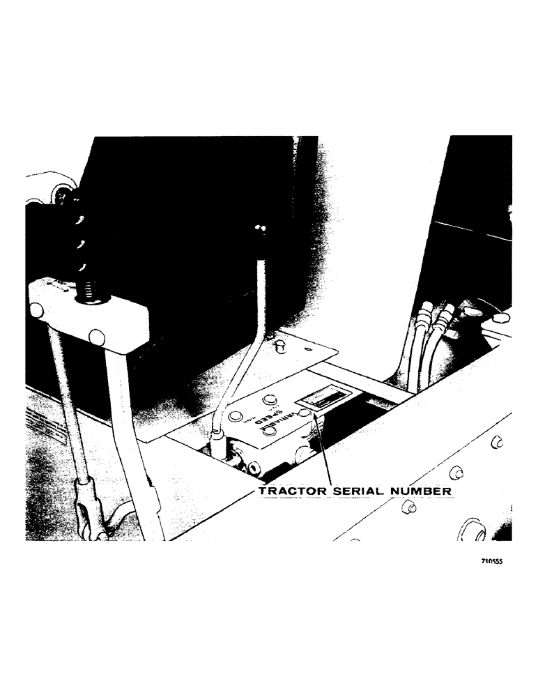 Схема запчастей Case IH 1500-SERIES - (004) - SERIAL NUMBER LOCATION (05) - SERVICE & MAINTENANCE