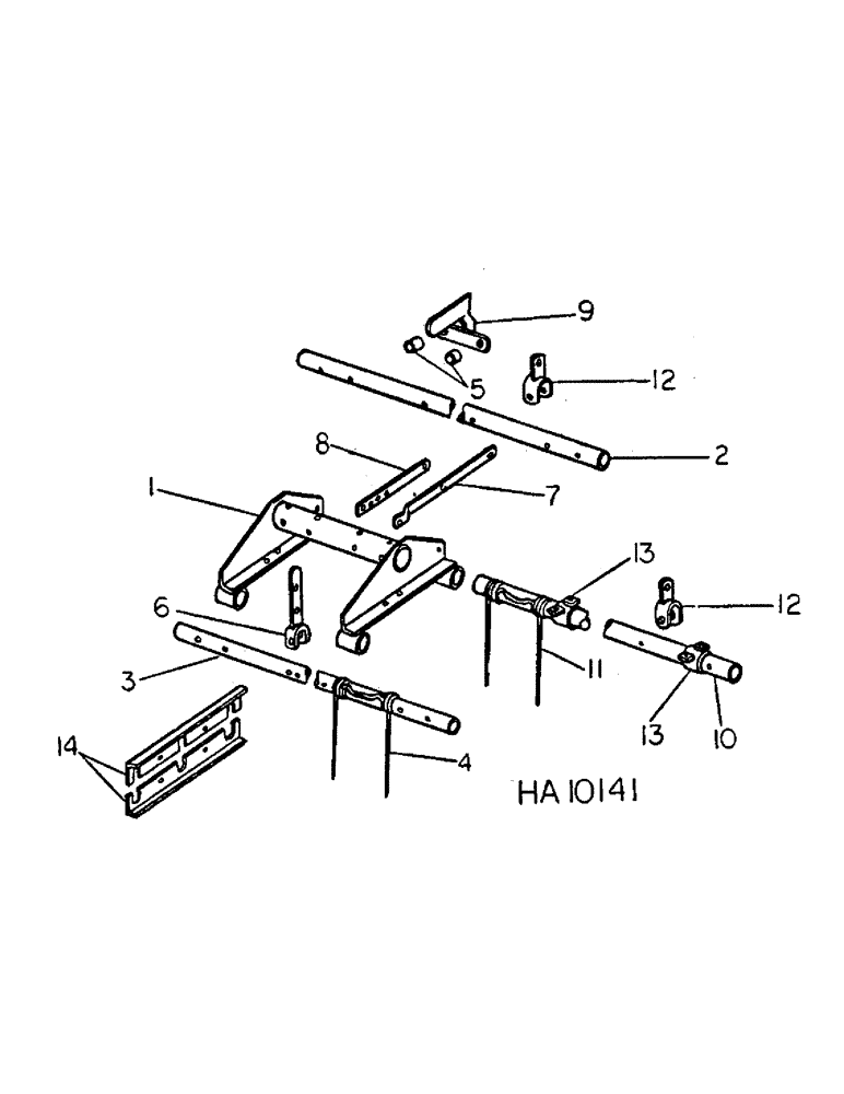 Схема запчастей Case IH 645 - (F-06) - MULCHERS, 4 FOOT, 9 INCH MULCHER FOR USE ON DIRECT MOUNTED AND 18 FOOT WING MODELS 